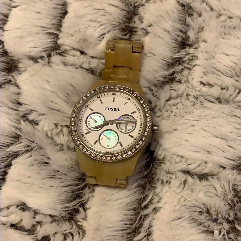 Fossil Tortoise Shell Watch - image 1